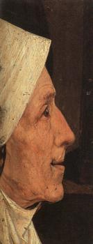 Hieronymus Bosch : Head of a Woman (fragment)